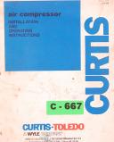 Curtis Challenge Air-Curtis Toledo D-96, Air Compressor Installation Maintenance Instruct and Troubleshoot Manual 1978-D-96-01